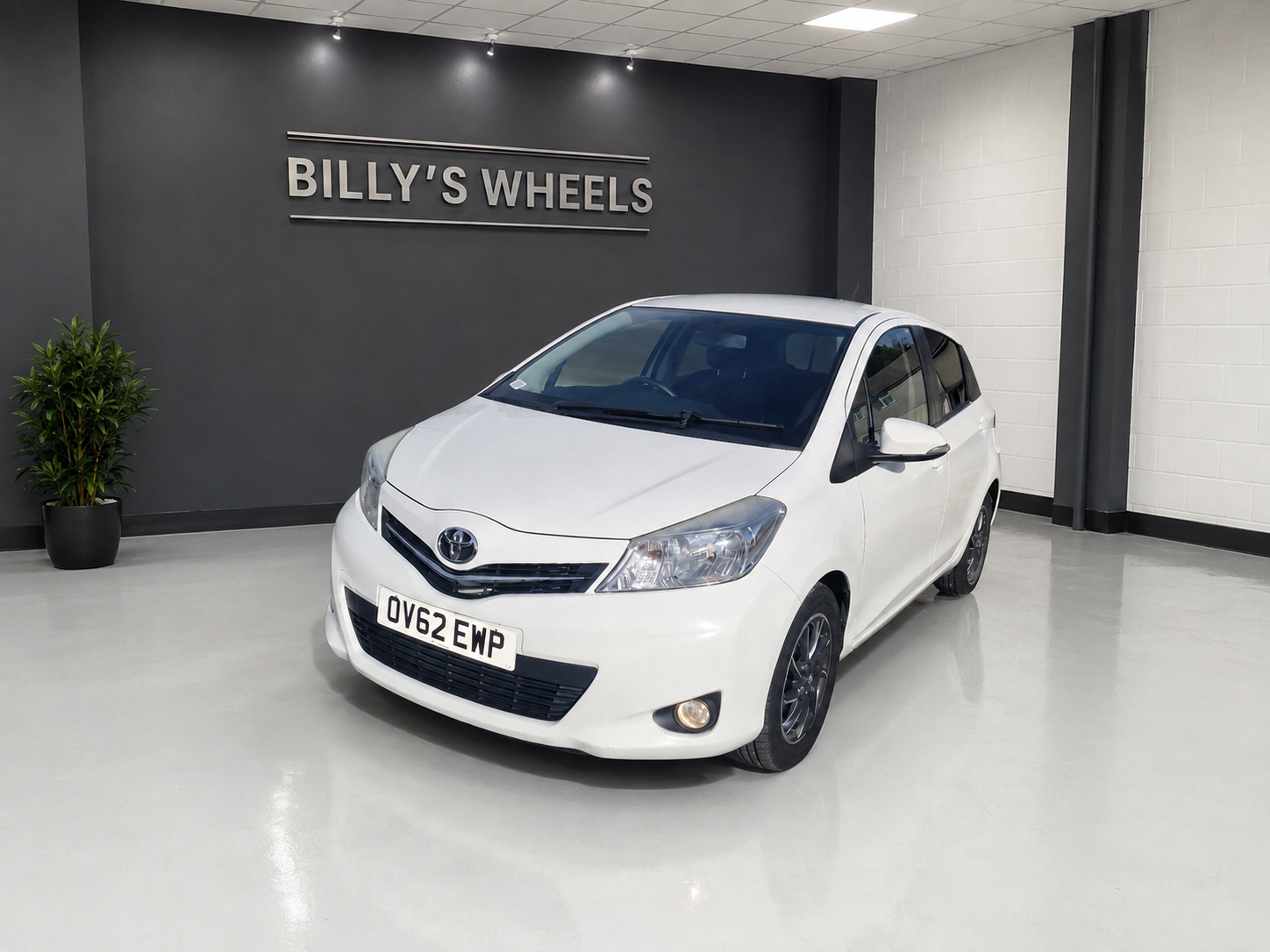 White 2012 Toyota Yaris Edition sold by Billy's Wheels
