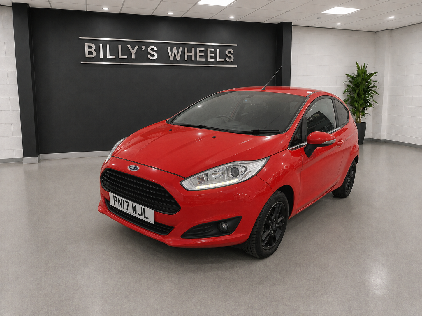 Red 2017 Ford Fiesta Zetec
